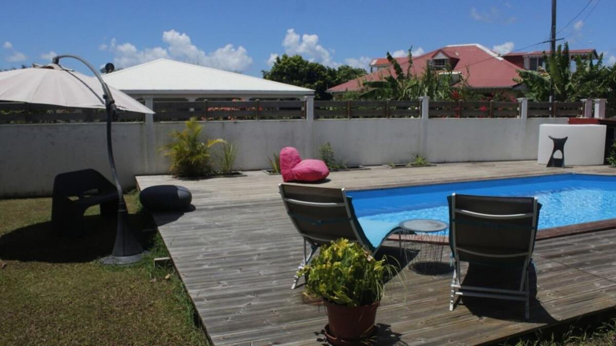 Studio 22 m² avec piscine et terrasse à Baie Mahault - Photo 5