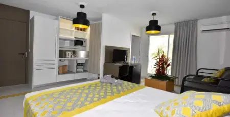 Studio 25 m² avec piscine partagée à Saint-François, Guadeloupe : photo 6