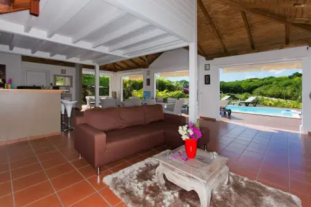 Villa avec piscine privée et jacuzzi à Saint-François, Guadeloupe : photo 7