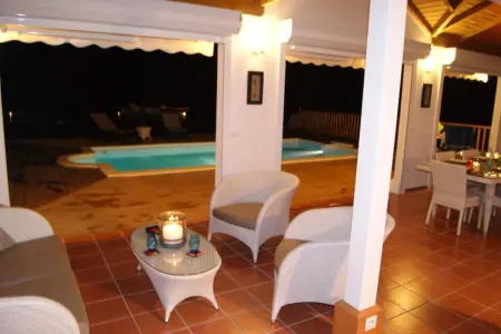 Villa avec piscine privée et jacuzzi à Saint-François, Guadeloupe : photo 13