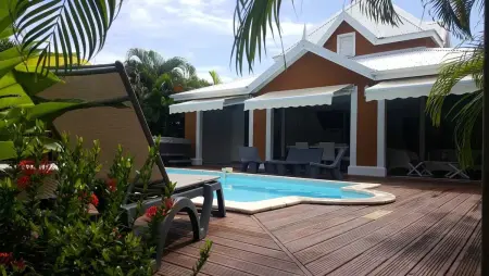 Villa avec piscine privée et jacuzzi à Saint-François, Guadeloupe : photo 15