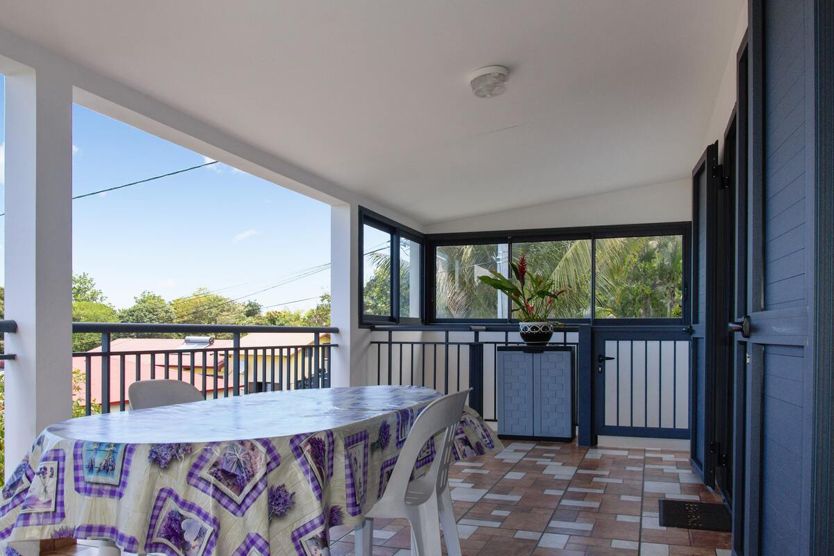 Maison 6 pers. vue mer et jardin à Sainte-Rose - Photo 12