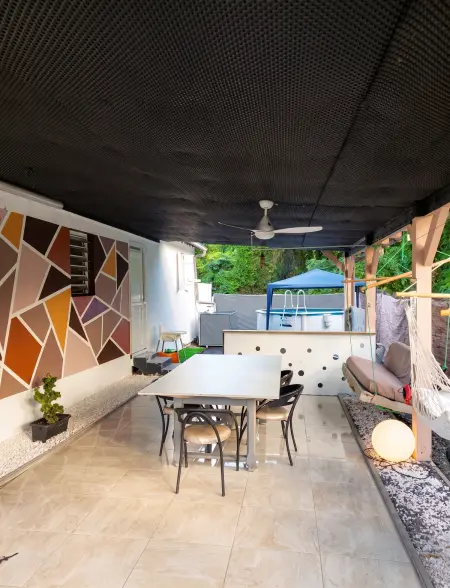 Maison avec piscine privée et jacuzzi à Baie-Mahault, 8 pers. : photo 4