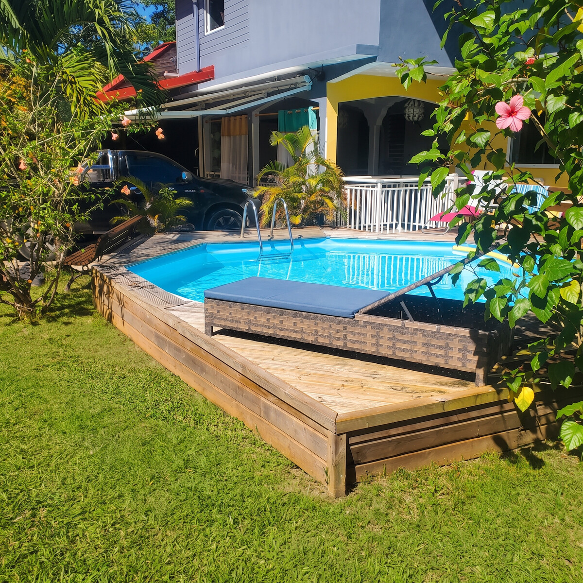Studio intime avec piscine et jacuzzi partagés au Gosier - Photo 6
