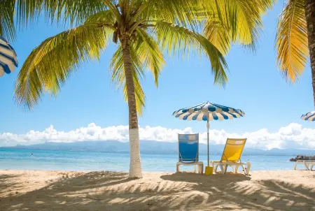 Studio avec balcon vue mer et plage à 30 m, Le Gosier : photo 3