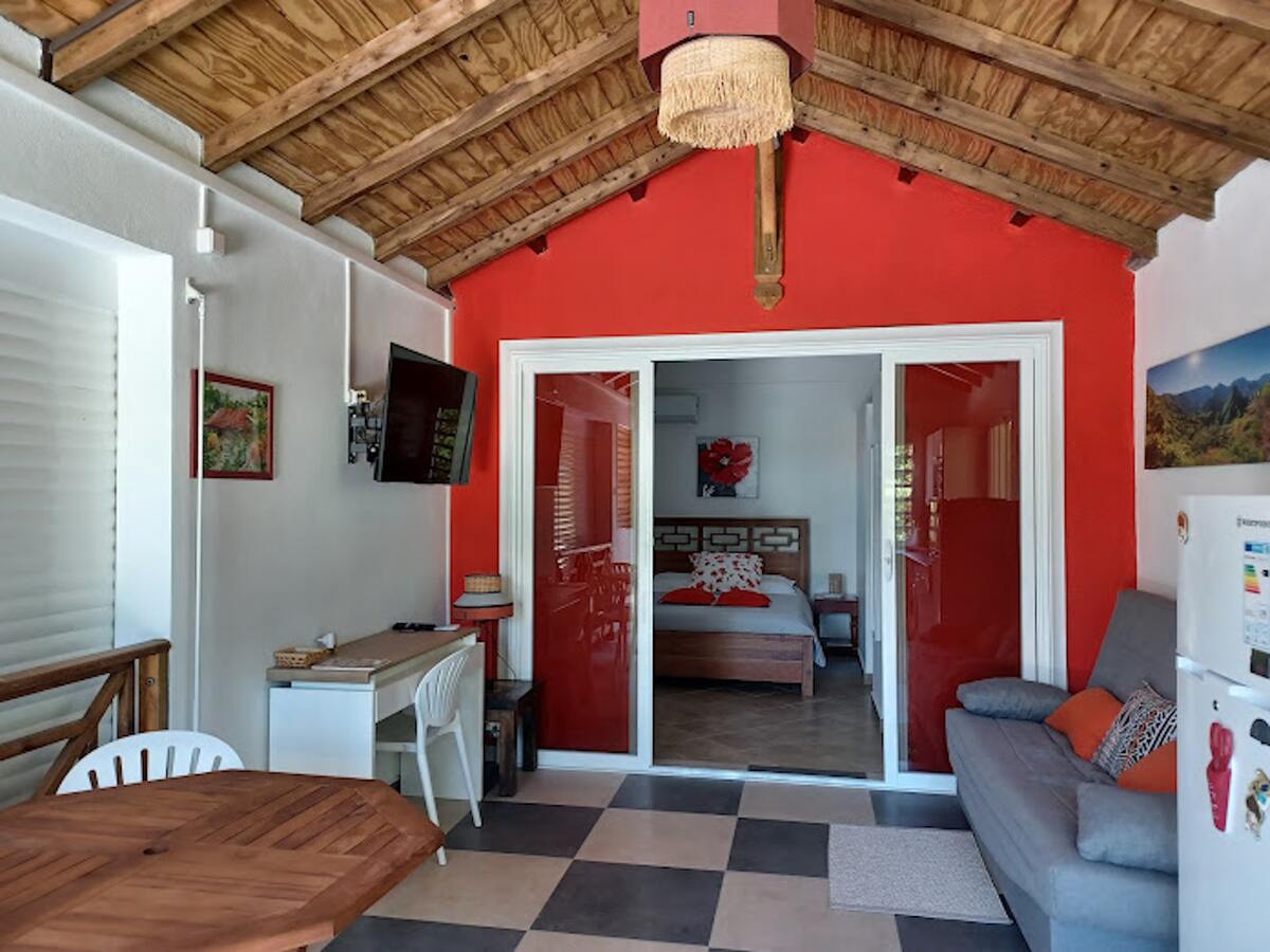 Bungalow piscine privée Baie-Mahault, 4 personnes - Photo 2