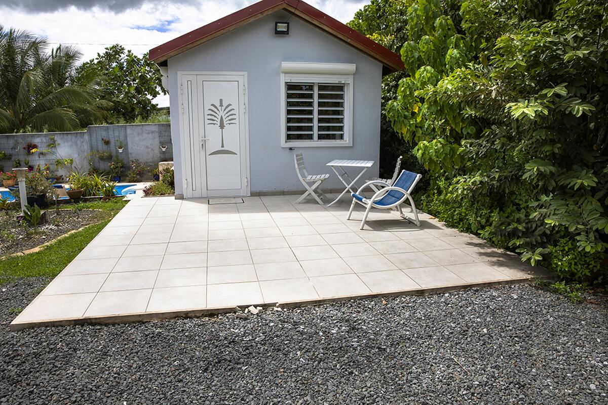 Bungalow piscine privée Baie-Mahault, 4 personnes - Photo 7