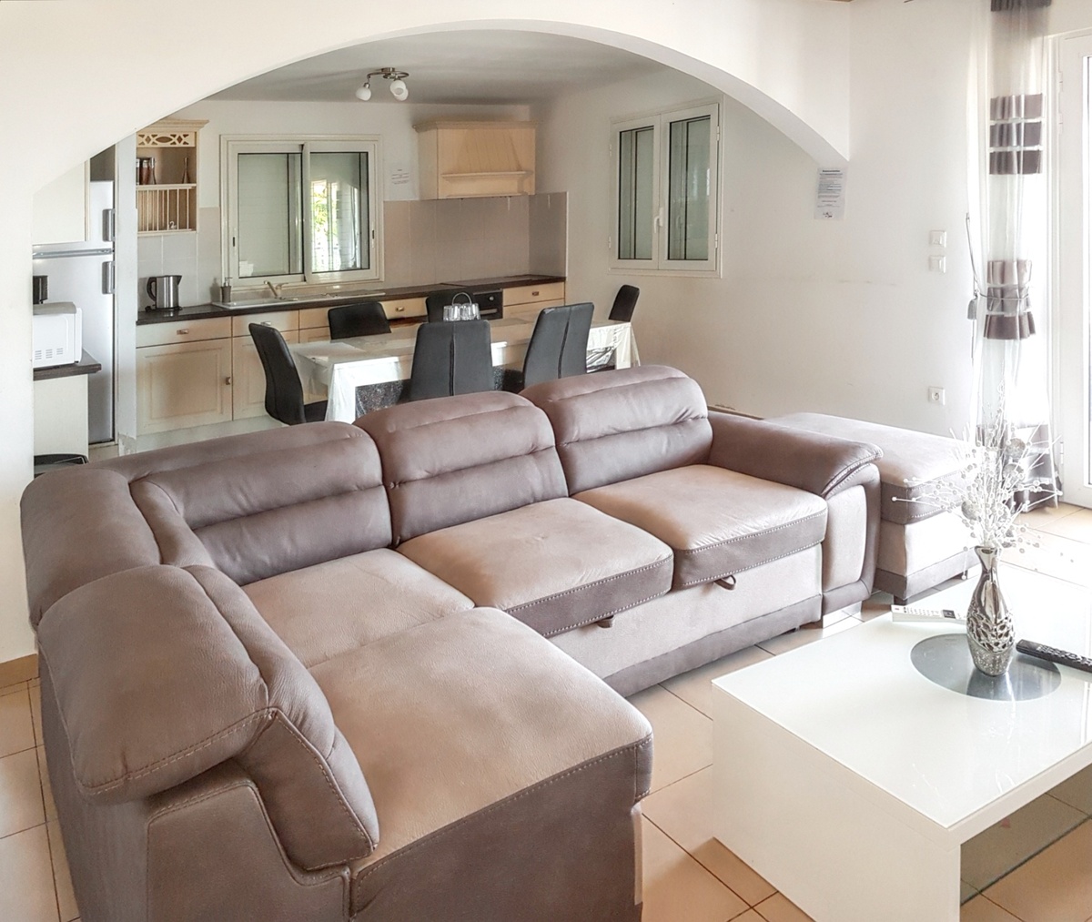 Villa 23 pers. à Saint-Benoît : piscine privée & vue mer - Photo 16