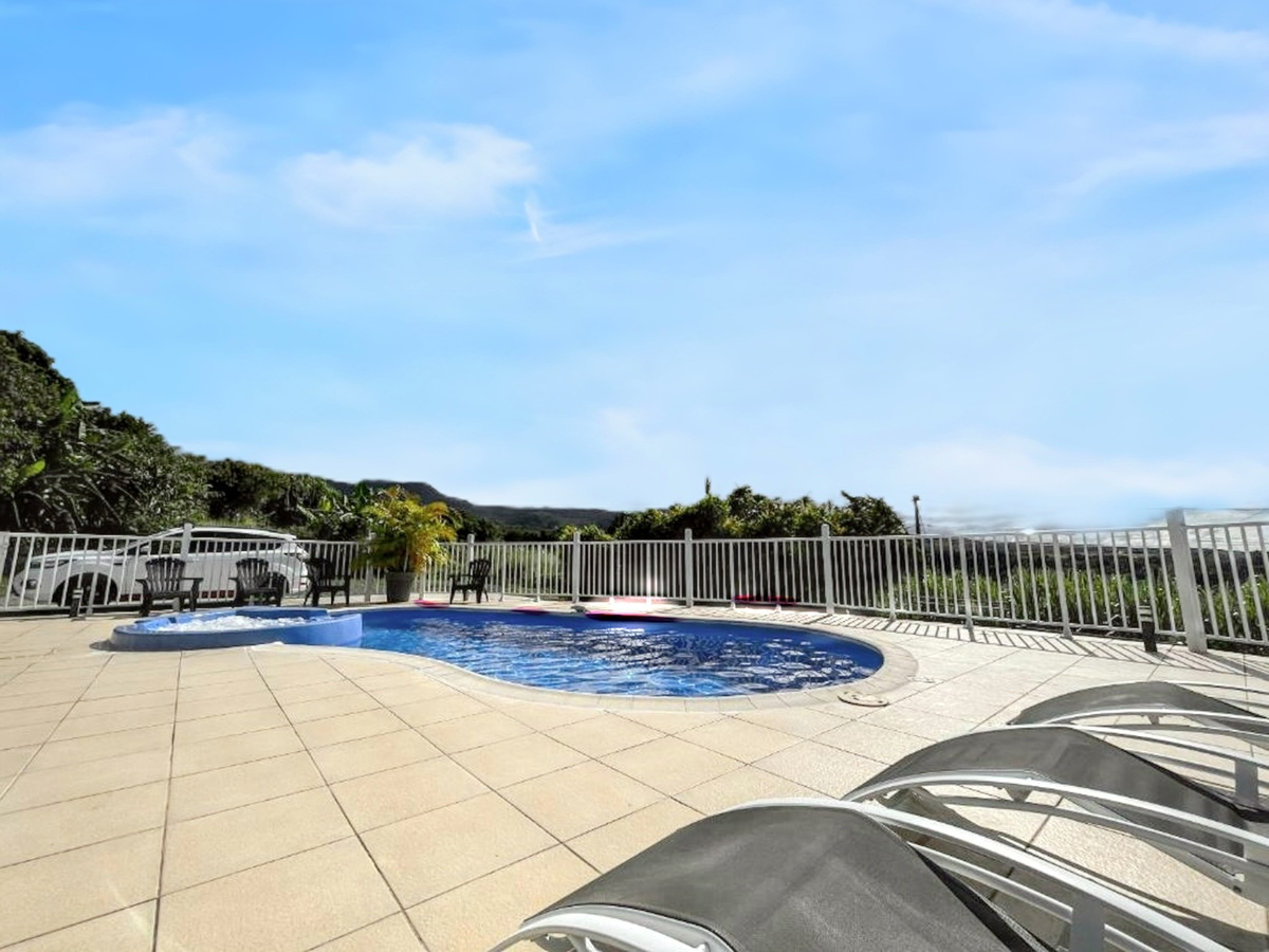 Villa 23 pers. à Saint-Benoît : piscine privée & vue mer - Photo 19
