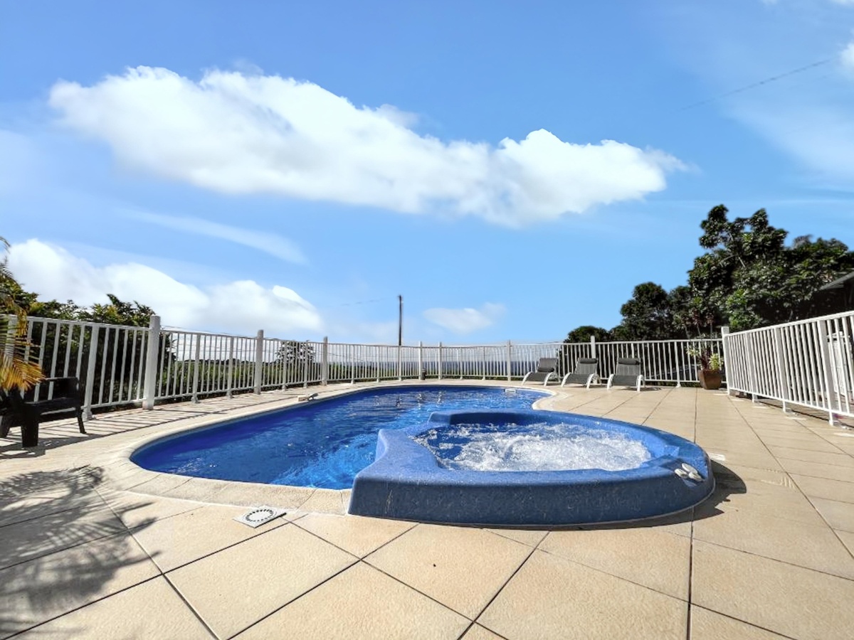 Villa 23 pers. à Saint-Benoît : piscine privée & vue mer - Photo 20