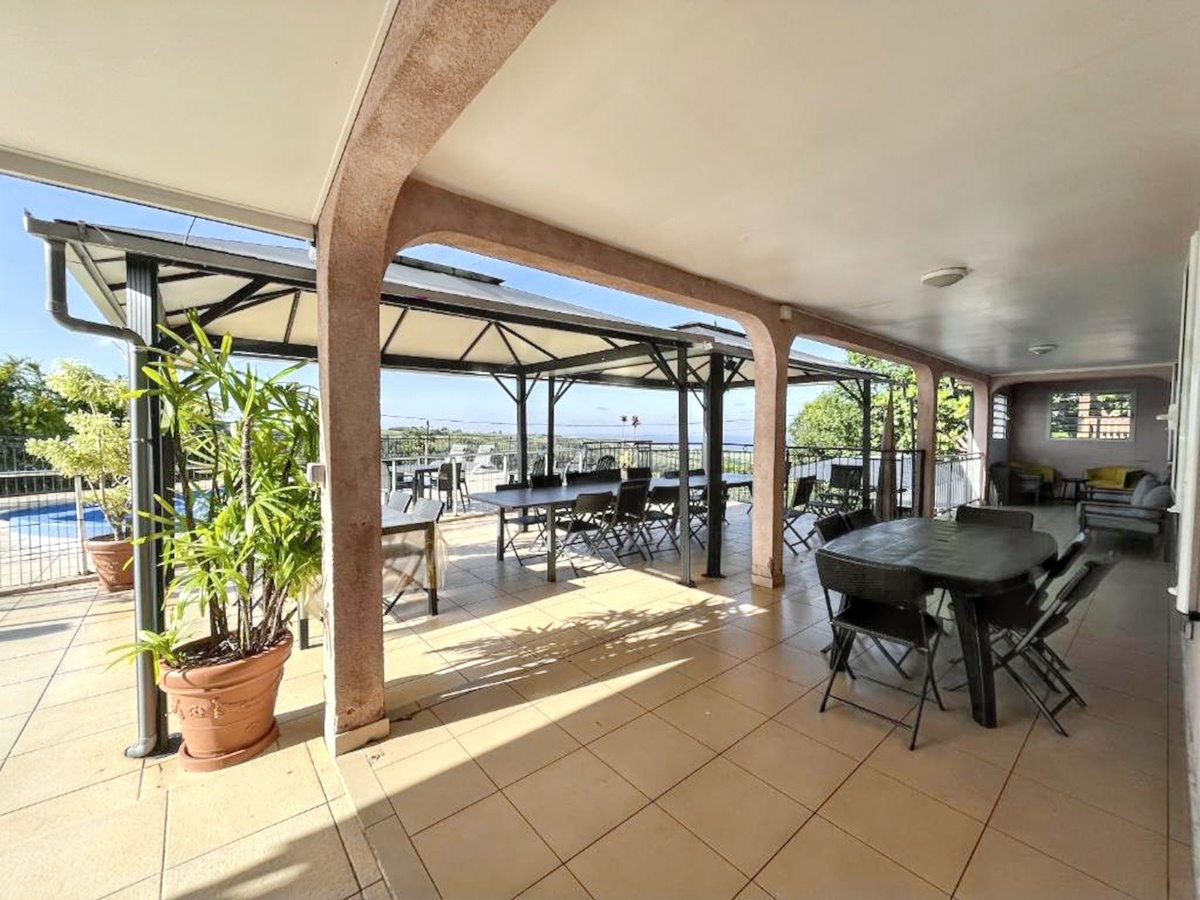 Villa 23 pers. à Saint-Benoît : piscine privée & vue mer - Photo 24