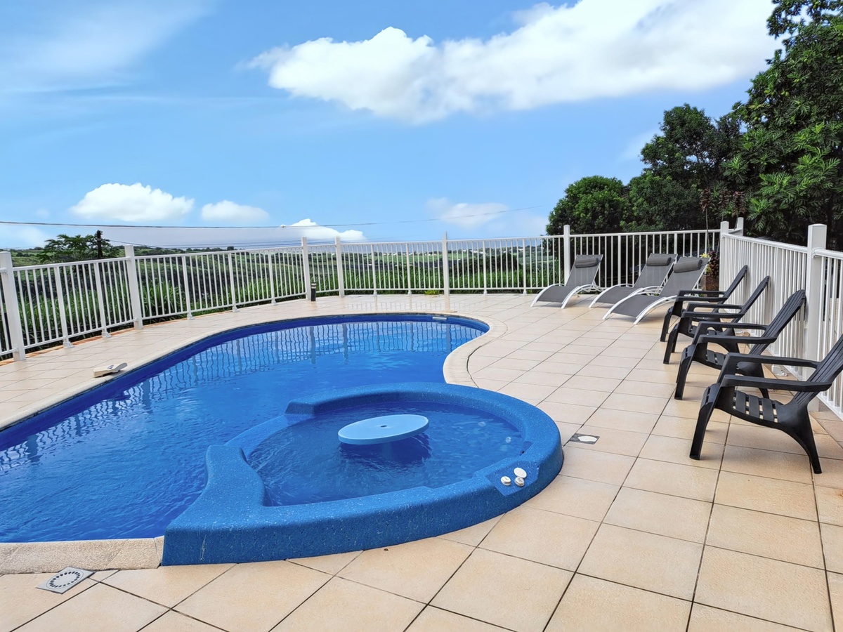 Villa 23 pers. à Saint-Benoît : piscine privée & vue mer - Photo 38