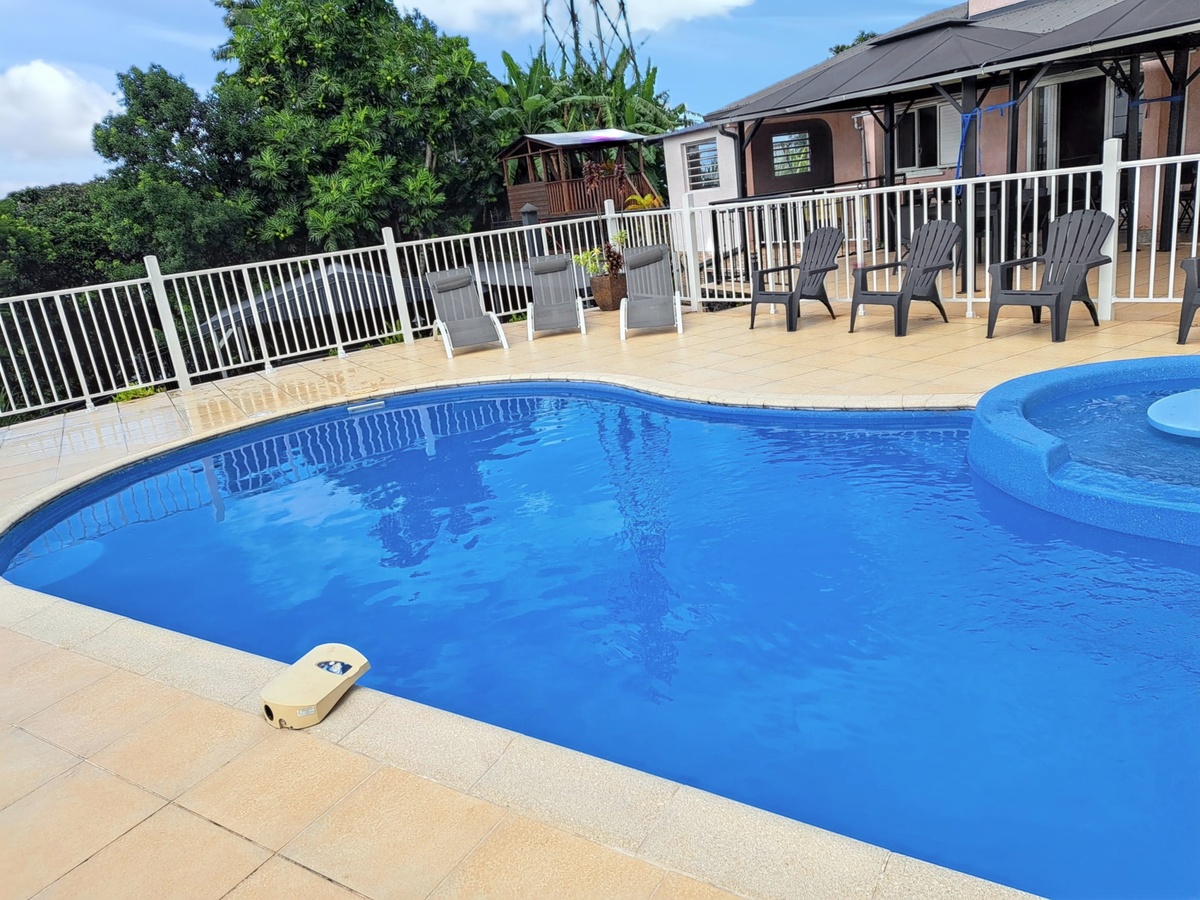 Villa 23 pers. à Saint-Benoît : piscine privée & vue mer - Photo 39
