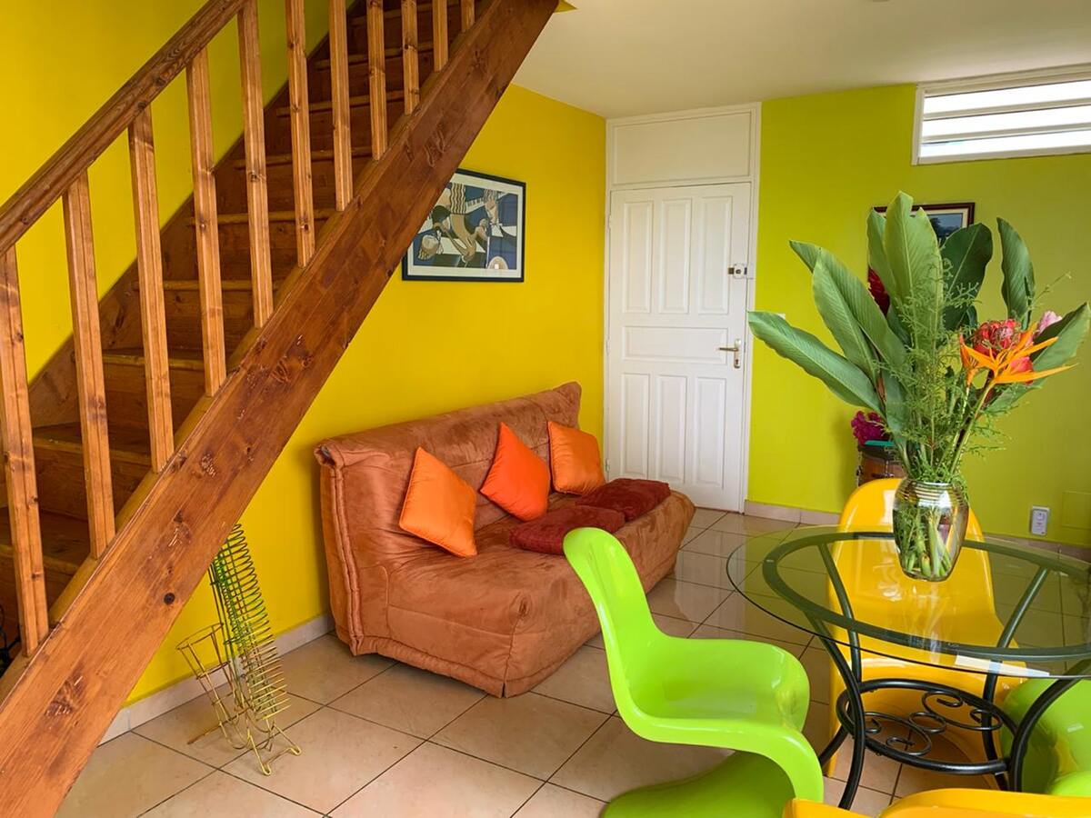 Maison cosy avec vue mer et montagnes au Gosier, Guadeloupe - Photo 1