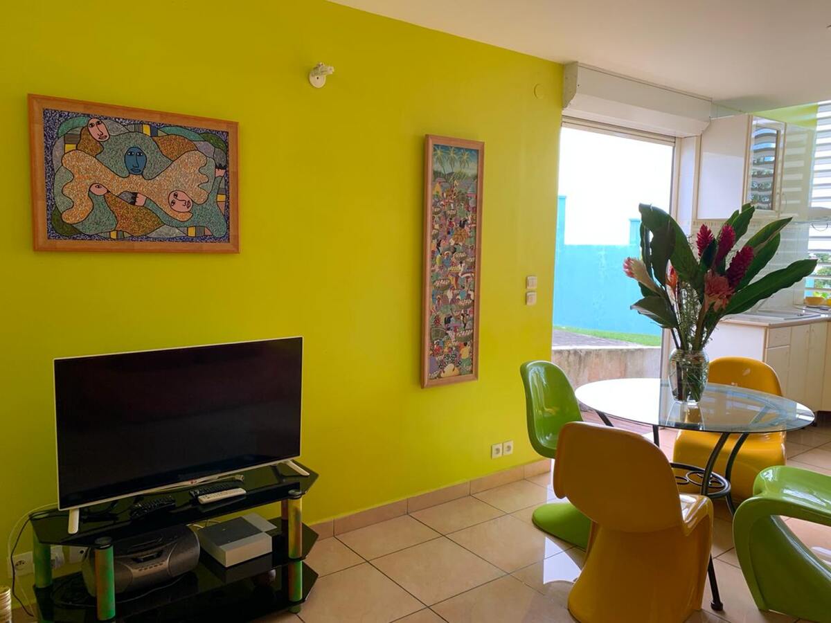 Maison cosy avec vue mer et montagnes au Gosier, Guadeloupe - Photo 2