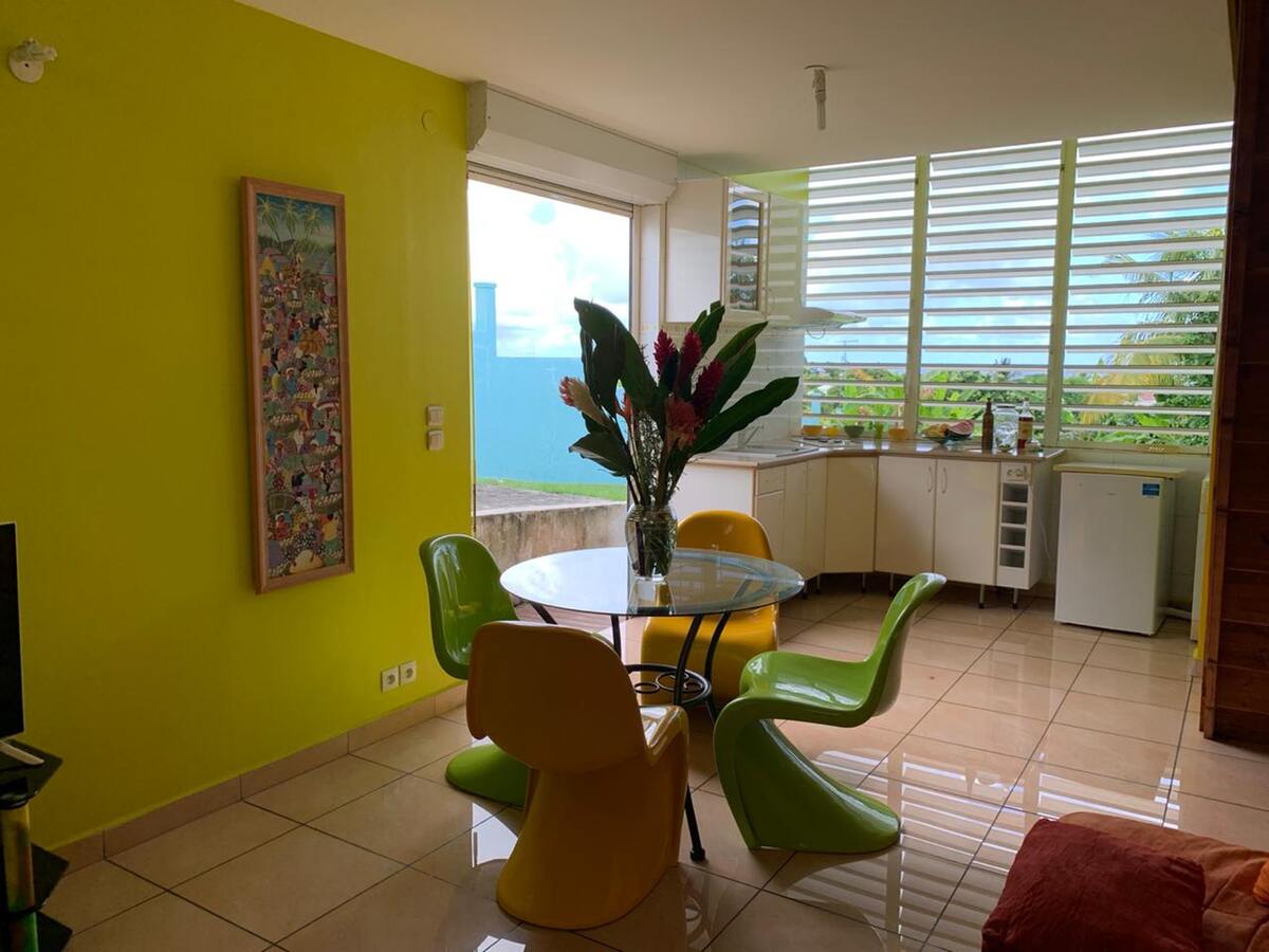 Maison cosy avec vue mer et montagnes au Gosier, Guadeloupe - Photo 4