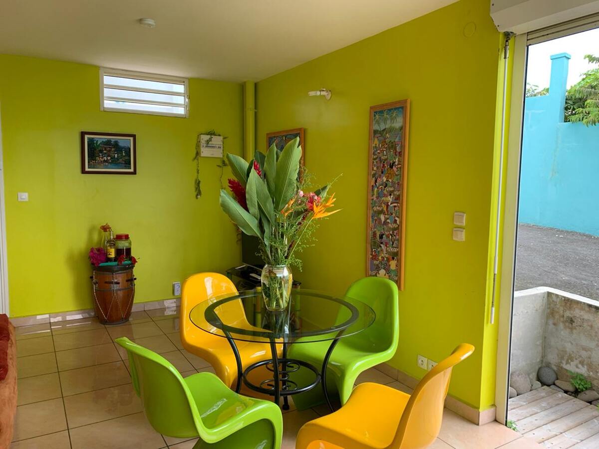 Maison cosy avec vue mer et montagnes au Gosier, Guadeloupe - Photo 5