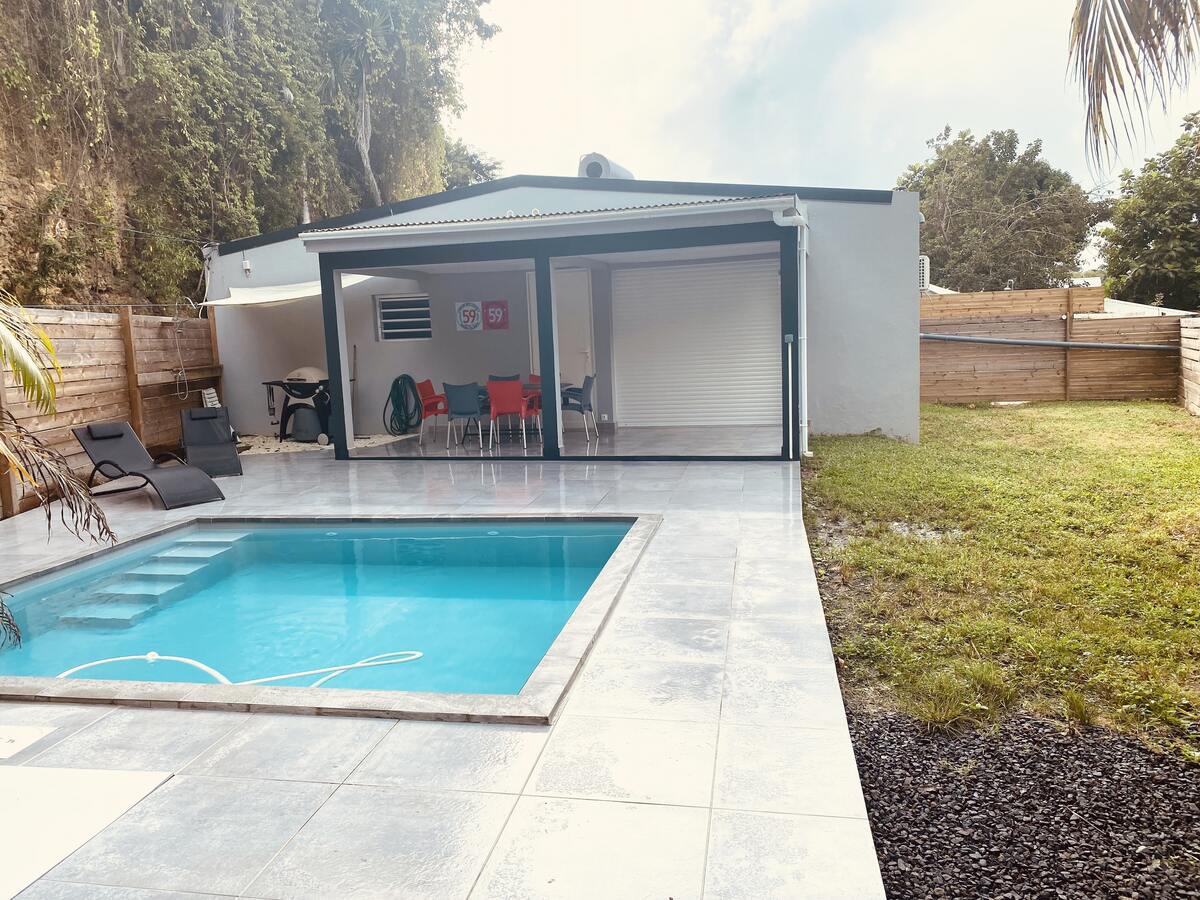 Villa 2 chambres avec piscine privée aux Abymes - Photo 1