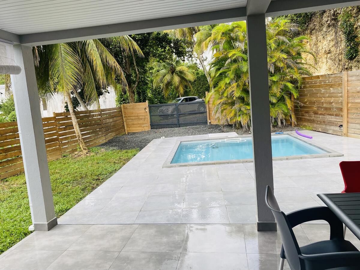 Villa 2 chambres avec piscine privée aux Abymes - Photo 2