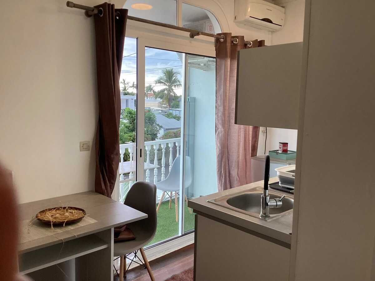 Studio 24 m² Le Port, piscine toute l'année - Photo 12