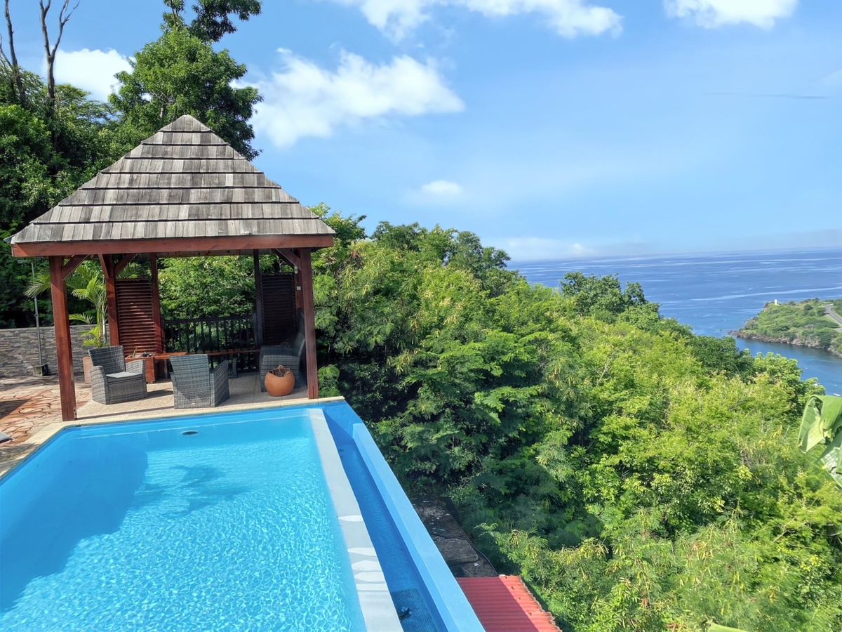 Bungalow vue mer avec piscine à Marigot - Photo 7