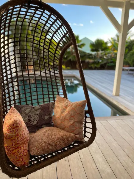 Villa avec piscine privée et vue mer à Baie Orientale, 6 pers. : photo 13