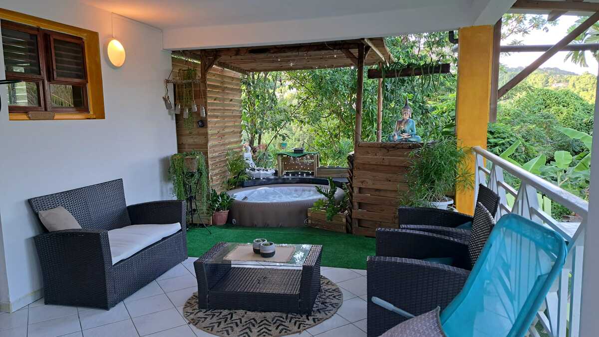 Maison avec jacuzzi et vue montagne au Vauclin, Martinique - Photo 17