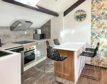 Location appartement à La Trinité, Appartement charmant avec vue sur mer à La Trinité, 65 m²