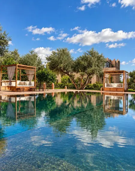 Villa avec deux piscines et 9 chambres à Ouled Hassoune, Marrakech : photo 3