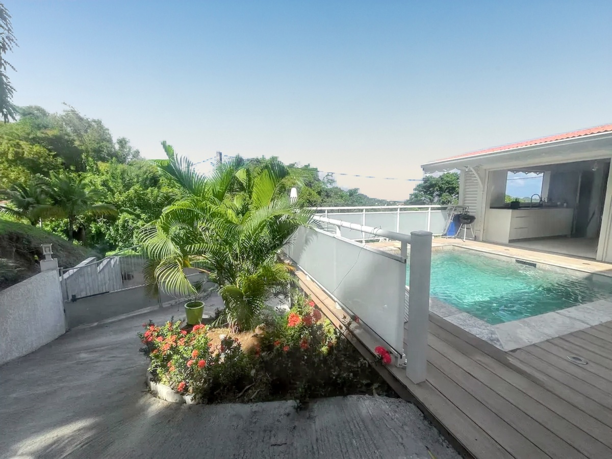 Villa Le François avec piscine privée et vue mer, MQ - Photo 1