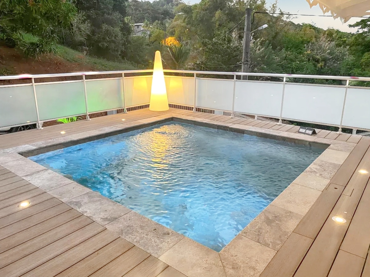 Villa Le François avec piscine privée et vue mer, MQ - Photo 13