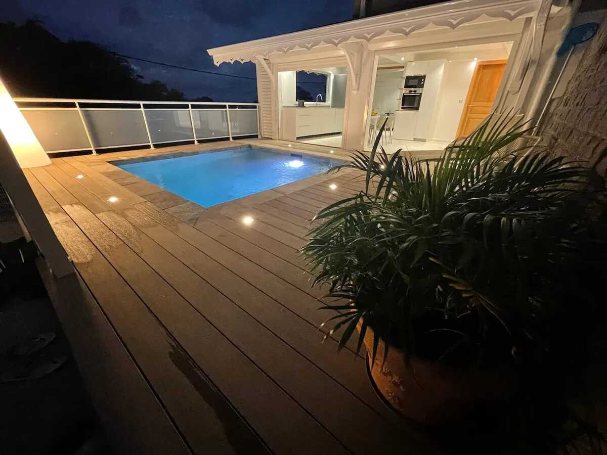 Villa Le François avec piscine privée et vue mer, MQ - Photo 14