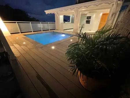 Villa Le François avec piscine privée et vue mer, MQ : photo 14