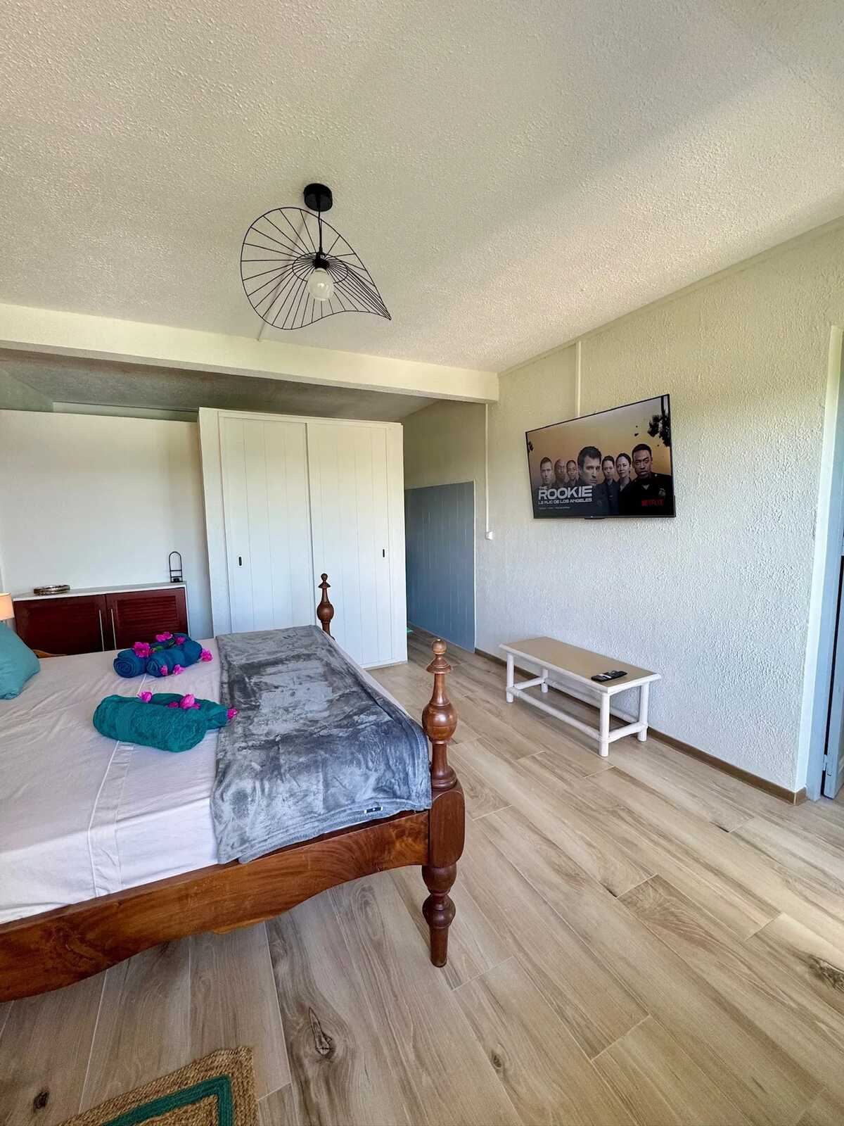 Maison vue mer à Les Trois-Îlets, 2 chambres, entrée privée - Photo 2