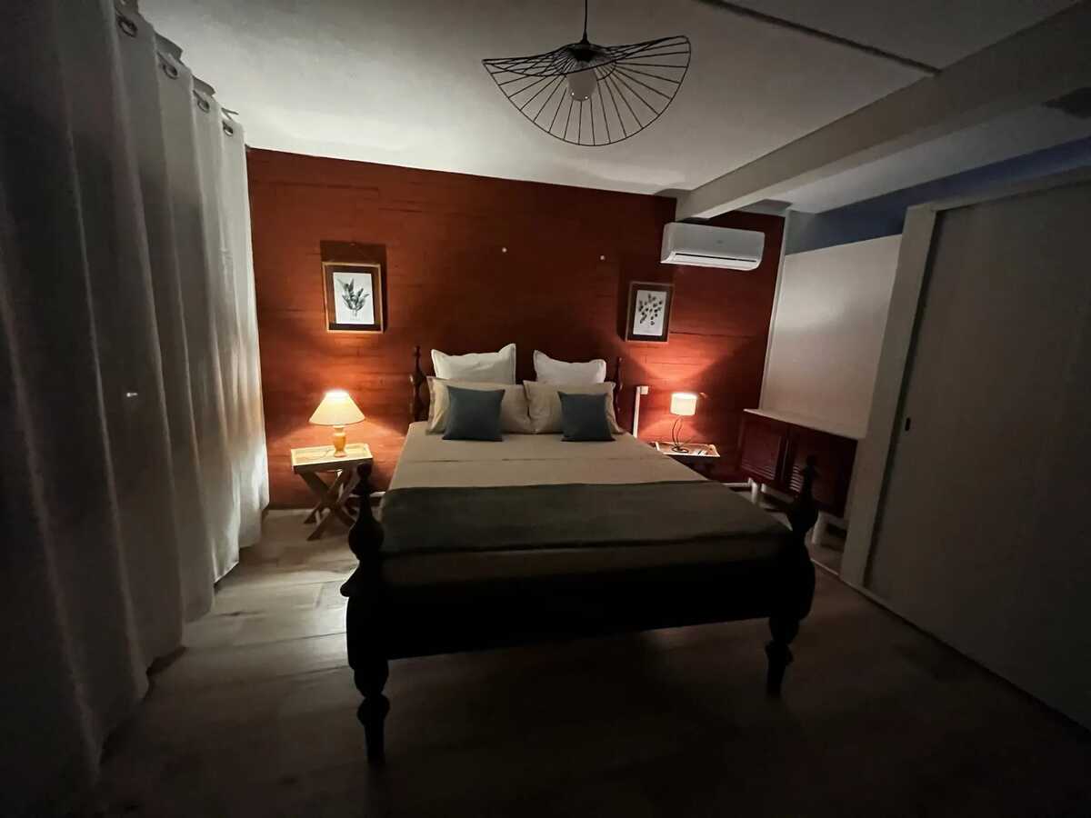 Maison vue mer à Les Trois-Îlets, 2 chambres, entrée privée - Photo 7