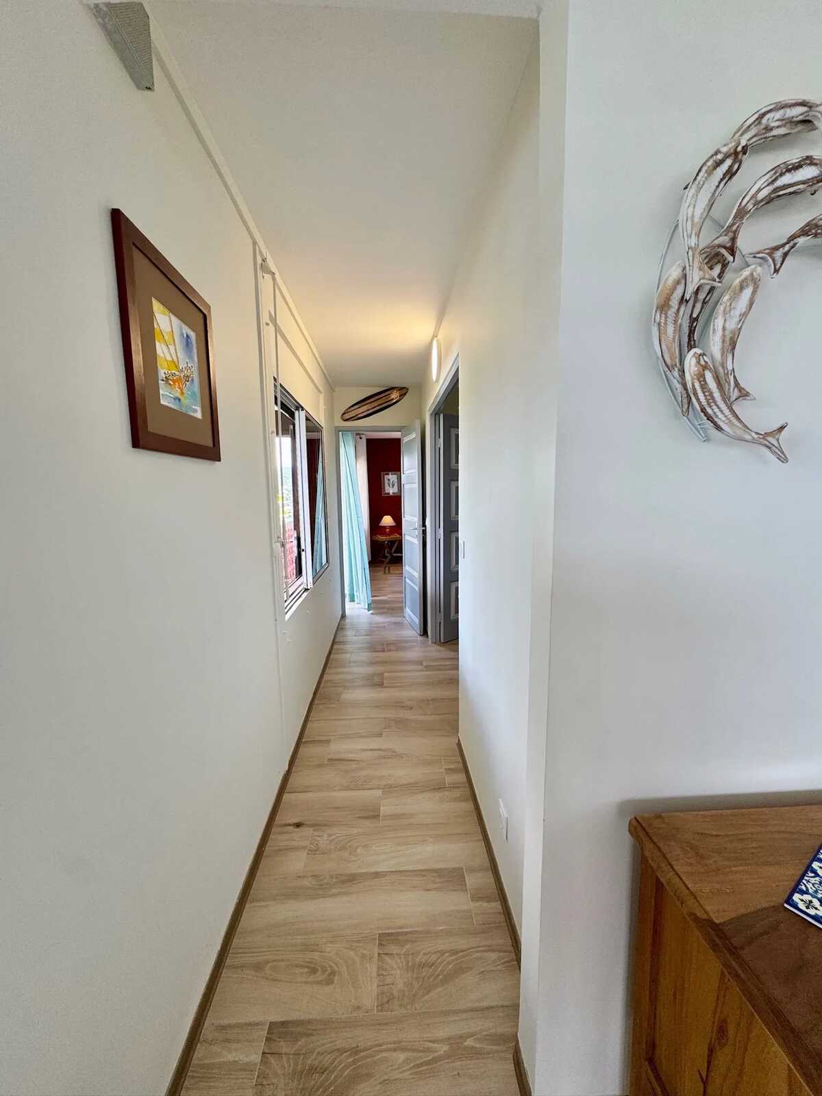 Maison vue mer à Les Trois-Îlets, 2 chambres, entrée privée - Photo 11