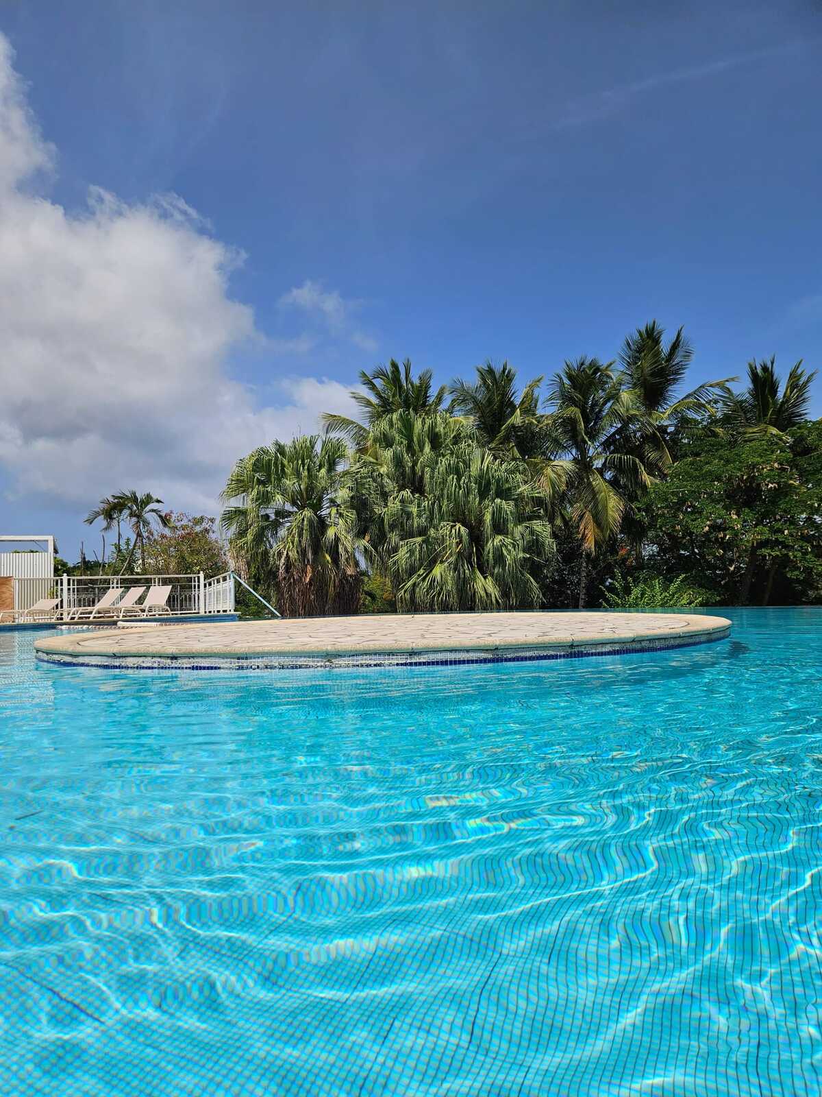 Studio 42 m² à Saint-François, piscine et jardin privatif - Photo 4