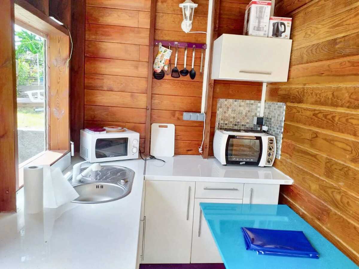Bungalow 3 pers. au Moule avec piscine et terrasse - Photo 1