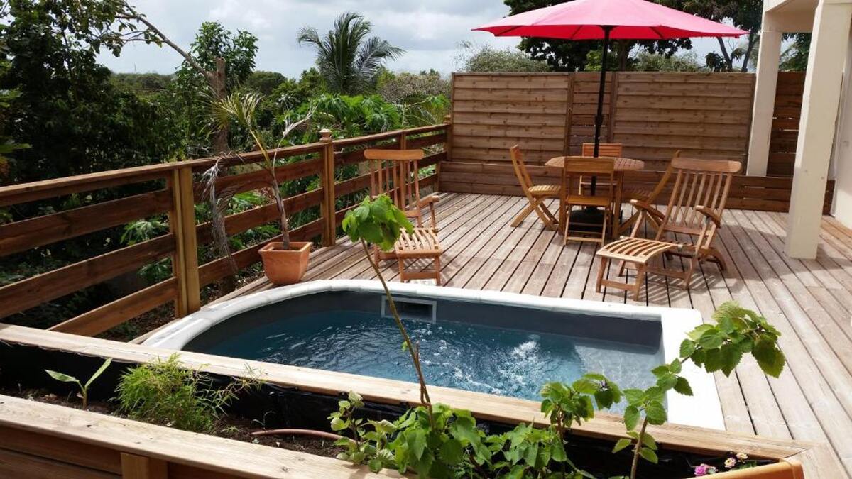Appartement 70 m² piscine et jacuzzi au Moule - Photo 14