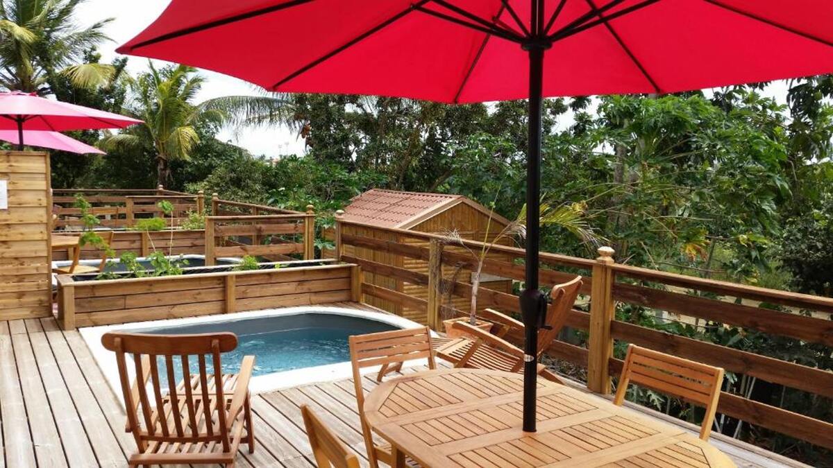 Appartement 70 m² piscine et jacuzzi au Moule - Photo 18