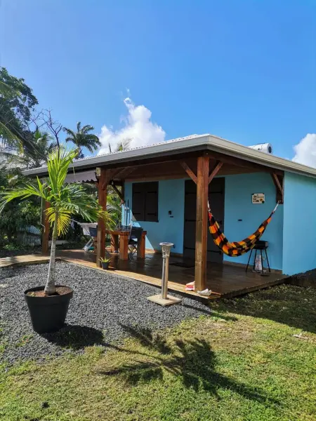 Bungalow avec piscine partagée à Saint-François, Guadeloupe : photo 12