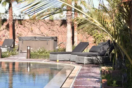 Villa 448 m² avec piscine privée et vue montagne à Marrakech : photo 12