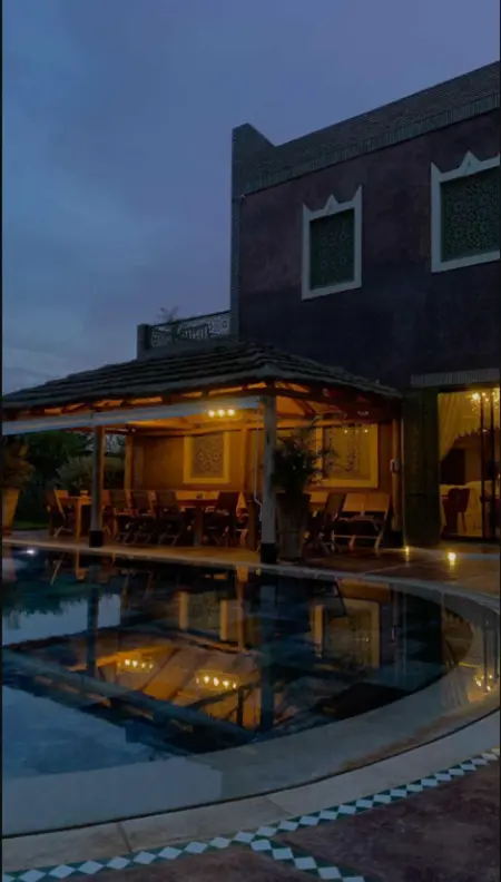 Villa 448 m² avec piscine privée et vue montagne à Marrakech : photo 15