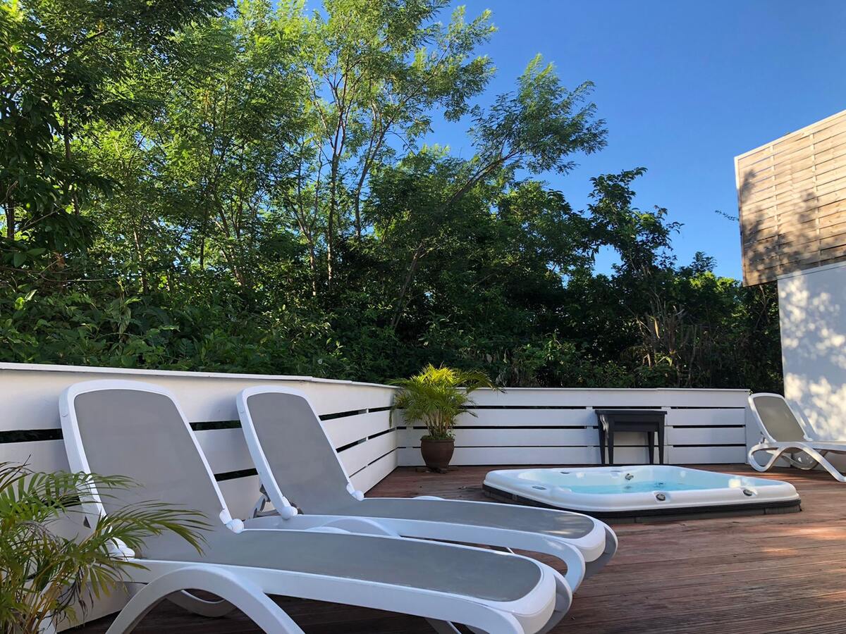 Maison avec jacuzzi privé et jardin clos aux Trois-Îlets - Photo 1