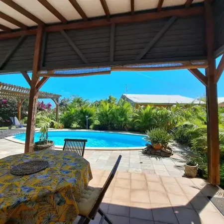 Location villa à Le Gosier, Villa cosy avec piscine privée - Le Gosier.