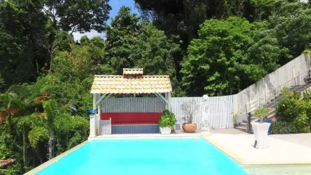 Maison vue mer à La Trinité, piscine partagée, 2 chambres : photo 20