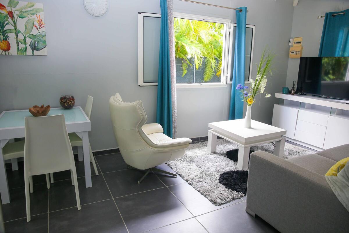 Maison 2 chambres avec jacuzzi et jardin à Saint-François - Photo 3