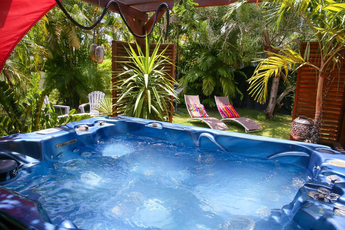 Maison 2 chambres avec jacuzzi et jardin à Saint-François - Photo 6
