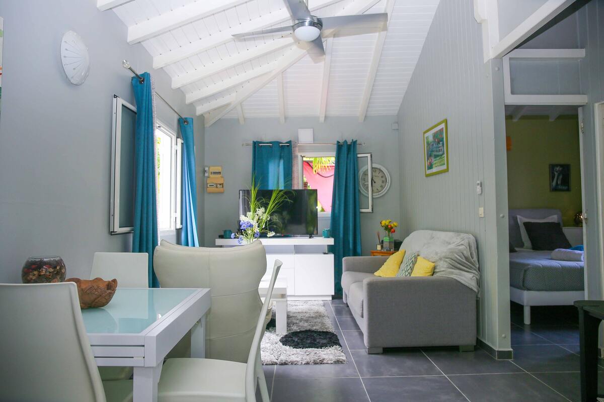 Maison 2 chambres avec jacuzzi et jardin à Saint-François - Photo 9