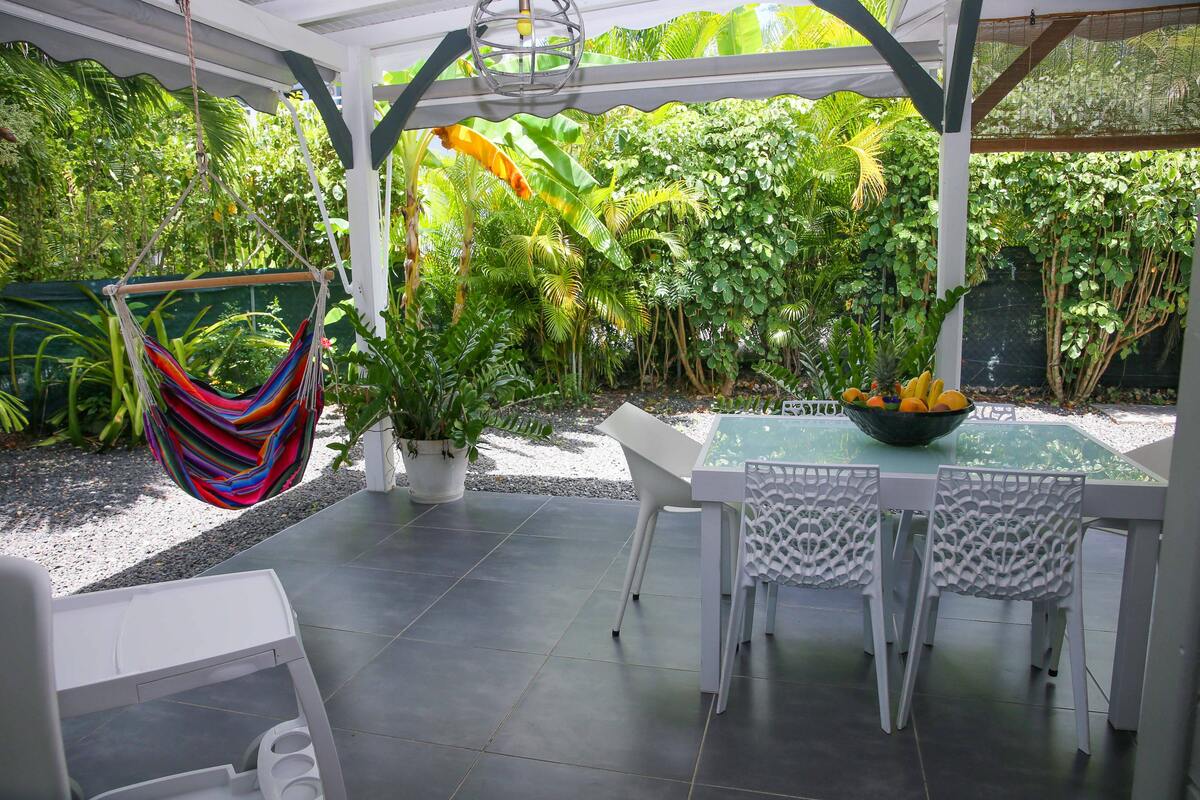 Maison 2 chambres avec jacuzzi et jardin à Saint-François - Photo 10